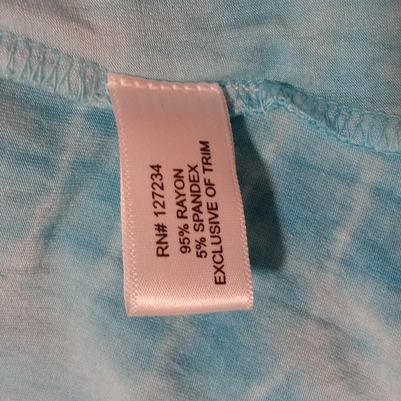 🆕️ 🌊Boston Proper🌊 - Blue Tie Dye Capri Maxi Dress - Picture 11 of 15